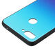 Gradient Color Tempered Glass Shockproof Protective Case For Xiaomi Mi 8 Lite Non-original