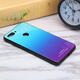 Gradient Color Tempered Glass Shockproof Protective Case For Xiaomi Mi 8 Lite Non-original