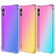 Gradient Color with Four-Corner Airbags Shockproof Translucent Soft TPU Protective Case for Xiaomi Redmi 9A Non-original