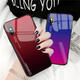 Gradient Scratch Resistant Tempered Glass Protective Case For iPhone X/XS/XR/XS Max