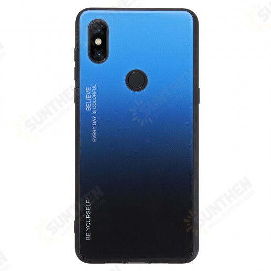 Gradient Tempered Glass Protective Case For Xiaomi Mi MIX 3