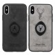 Happy Deer Ring Holder Bracket TPU+PU Leather Protective Case For iPhone XS 5.8 Inch