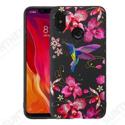 Imitation Embroidery Three-Dimensional Relief Soft TPU Protective Case For Xiaomi Mi8 Mi 8 Imitation Embroidery Three-Dimensional Relief Soft TPU Protective Case For Xiaomi Mi8 Mi 8