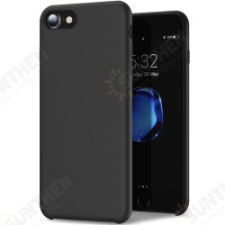 Liquid Silicone Soft Case Microfiber Cushion Back Cover Phone Case for iPhone 7/iPhone 8