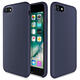 Liquid Silicone Soft Case Microfiber Cushion Back Cover Phone Case for iPhone 7/iPhone 8