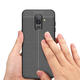 Leather Soft TPU Protective Case for Samsung Galaxy A6 Plus 2018