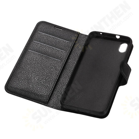 Pattern Shockproof Flip with Card Slot Magnetic PU Leather Full Body Protective Case for Xiaomi Redmi 7A