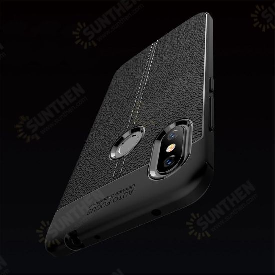 Pattern Soft TPU Anti-fingerprint Back Protective Case For Xiaomi Redmi Note 6 Pro Non-original