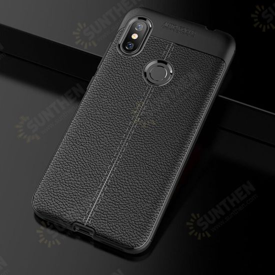Pattern Soft TPU Anti-fingerprint Back Protective Case For Xiaomi Redmi Note 6 Pro Non-original