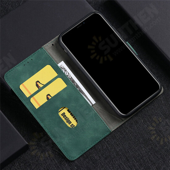 Luxury Business Magnetic Flip with Multi-Card Slots Wallet Stand Shockproof PU Leather Protective Case for POCO X3 PRO / POCO X3 NFC Case Non-original