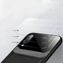 Luxury Business PU Leather Mirror Glass Shockproof Protective Case for Samsung Galaxy A50 2019 Luxury Business PU Leather Mirror Glass Shockproof Protective Case for Samsung Galaxy A50 2019