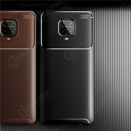 Luxury Carbon Fiber Pattern Shockproof Silicone Protective Case for Xiaomi Redmi Note 9S / Redmi Note 9 Pro / Redmi Note 9 Pro Max Non-original Luxury Carbon Fiber Pattern Shockproof Silicone Protective Case for Xiaomi Redmi Note 9S / Redmi Note 9 Pro / Redmi Note 9 Pro Max Non-original