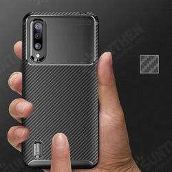 Luxury Carbon Fiber Shockproof Silicone Protective Case For Xiaomi Mi A3 / Xiaomi Mi CC9e Non-original Luxury Carbon Fiber Shockproof Silicone Protective Case For Xiaomi Mi A3 / Xiaomi Mi CC9e Non-original