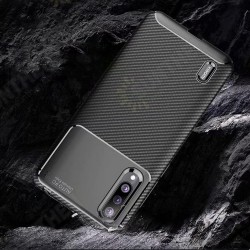 Luxury Carbon Fiber Shockproof Silicone Protective Case For Xiaomi Mi9 Mi 9 Lite / Xiaomi Mi CC9 Non-original Luxury Carbon Fiber Shockproof Silicone Protective Case For Xiaomi Mi9 Mi 9 Lite / Xiaomi Mi CC9 Non-original