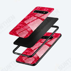 Luxury Conch Shell Anti-scratch Tempered Glass Protective Case for Samsung Galaxy S10 Luxury Conch Shell Anti-scratch Tempered Glass Protective Case for Samsung Galaxy S10