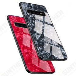 Luxury Conch Shell Anti-scratch Tempered Glass Protective Case for Samsung Galaxy S10 Luxury Conch Shell Anti-scratch Tempered Glass Protective Case for Samsung Galaxy S10