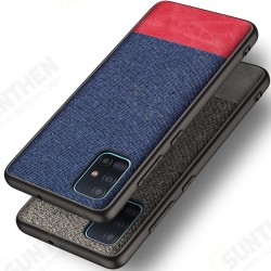 Luxury Cotton Cloth Shockproof Anti-sweat Protective Case for Samsung Galaxy A71 2019 Luxury Cotton Cloth Shockproof Anti-sweat Protective Case for Samsung Galaxy A71 2019
