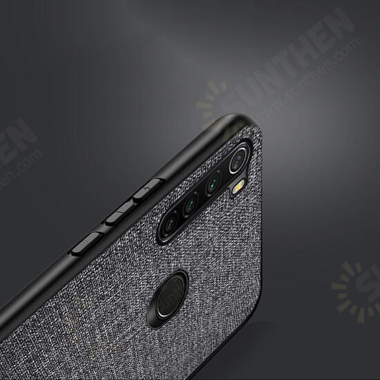 Luxury Cotton Cloth Shockproof Protective Case for Xiaomi Redmi Note 8 2021 Non-original