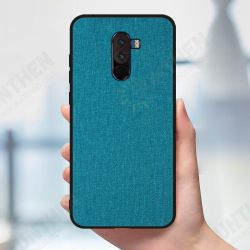 Luxury Fabric PC Back + Soft TPU Bumper Protective Case for Xiaomi Pocophone F1 Luxury Fabric PC Back + Soft TPU Bumper Protective Case for Xiaomi Pocophone F1