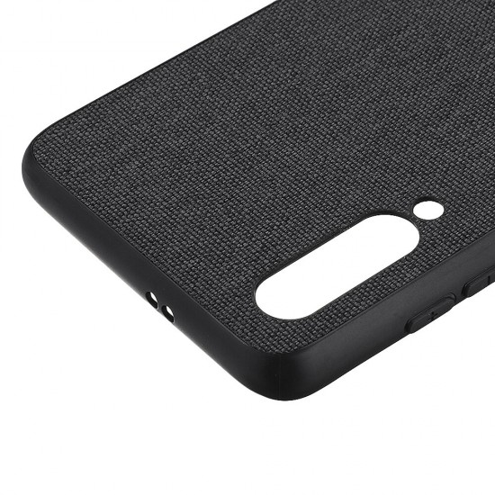 Luxury Fabric Splice Soft Silicone Edge Shockproof Protective Case For Xiaomi Mi9 Mi 9 / Xiaomi Mi9 Mi 9 Transparent Edition Non-original