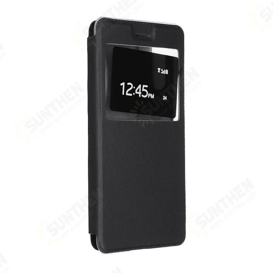 Luxury Flip with View Window PU Leather Full Body Protective Case for Xiaomi Mi 9 / Xiaomi Mi9 Transparent Edition