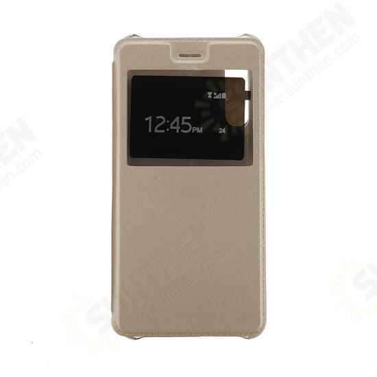 Luxury Flip with View Window PU Leather Full Body Protective Case for Xiaomi Mi 9 / Xiaomi Mi9 Transparent Edition