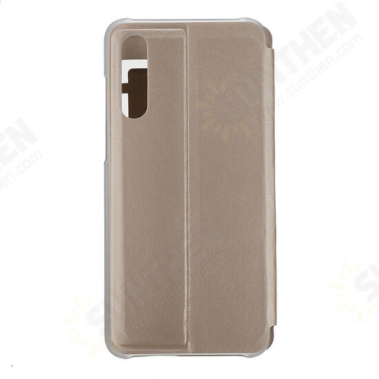 Luxury Flip with View Window PU Leather Full Body Protective Case for Xiaomi Mi 9 / Xiaomi Mi9 Transparent Edition