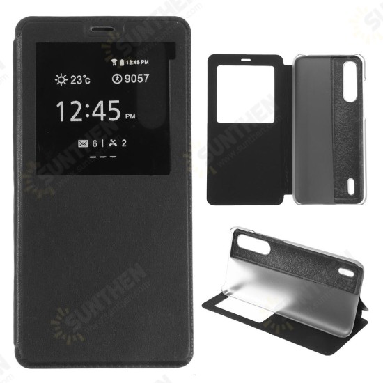 Luxury Flip with View Window PU Leather Full Body Protective Case for Xiaomi Mi9 Lite / Xiaomi Mi CC9 Non-original