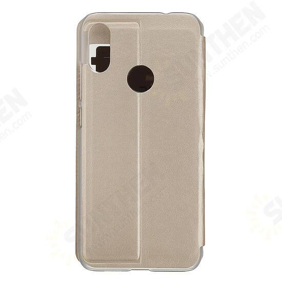 Luxury Flip with Window PU Leather Full Body Protective Case for Xiaomi Redmi Note 7 / Redmi Note 7 Pro