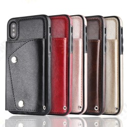 Luxury Genuine Leather Multiple Cards Slot Wallet Holder Shockproof Protective Case for iPhone X/XS iP XR iP XS Max iP 8 iP 8P iP7 iP7 Plus Luxury Genuine Leather Multiple Cards Slot Wallet Holder Shockproof Protective Case for iPhone X/XS iP XR iP XS Max iP 8 iP 8P iP7 iP7 Plus