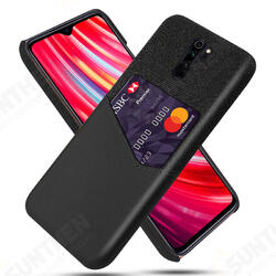 Luxury PU Leather Cloth With Card Slot Shockproof Anti-scratch Back Cover Protective Case for Xiaomi Redmi Note 8 Pro Non-original Luxury PU Leather Cloth With Card Slot Shockproof Anti-scratch Back Cover Protective Case for Xiaomi Redmi Note 8 Pro Non-original