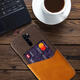 Luxury PU Leather Cloth With Card Slot Shockproof Anti-scratch Back Cover Protective Case for Xiaomi Redmi Note 8 Pro Non-original