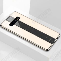 Luxury Shockproof Tempered Glass TPU Bumper Protective Case for Samsung Galaxy S10 Luxury Shockproof Tempered Glass TPU Bumper Protective Case for Samsung Galaxy S10