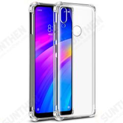 Luxury Shockproof Transparent Soft Protective Case for Xiaomi Redmi 7 / Redmi Y3 Non-original Luxury Shockproof Transparent Soft Protective Case for Xiaomi Redmi 7 / Redmi Y3 Non-original