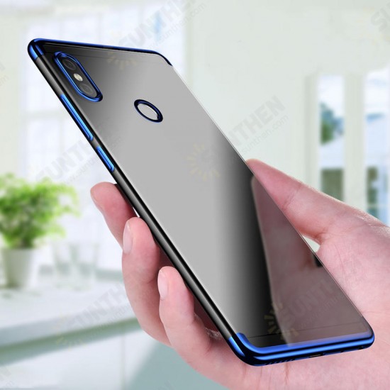 Luxury Ultra Thin Color Plating Shock-proof Soft TPU Protective Case For Xiaomi Redmi Note 5 Non-original