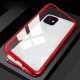 Magnetic Adsorption Metal Singel-side Tempered Glass Protective Case for iPhone 11 6.1 inch