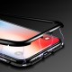 Magnetic Adsorption Metal Singel-side Tempered Glass Protective Case for iPhone 11 6.1 inch