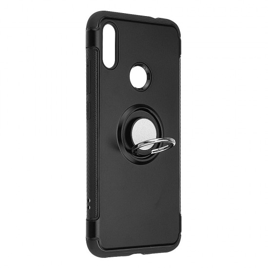 Magnetic Adsorption Protective Case with Finger Ring Holder for Xiaomi Redmi Note 7 /Redmi Note 7 PRO
