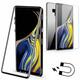 Magnetic Adsorption Tempered Glass Back Cover+Tempered Glass Screen Protector Protective Case For Samsung Galaxy Note 9