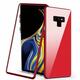 Magnetic Adsorption Tempered Glass Back Cover+Tempered Glass Screen Protector Protective Case For Samsung Galaxy Note 9