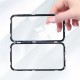 Magnetic Flip Metal Frame Tempered Glass Full Cover Protective Case for Xiaomi Redmi 7 / Redmi Y3