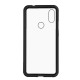 Magnetic Flip Metal Frame Tempered Glass Full Cover Protective Case for Xiaomi Redmi 7 / Redmi Y3