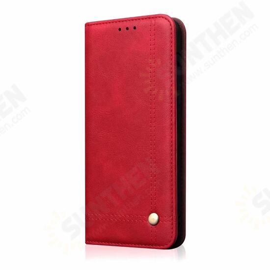 Magnetic Flip Protective Case For Samsung Galaxy A7 2018/A9 2018 Wallet Card Slot Kickstand Cover
