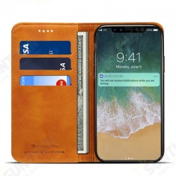 Magnetic Flip Wallet Card Slot Case For iPhone X Magnetic Flip Wallet Card Slot Case For iPhone X