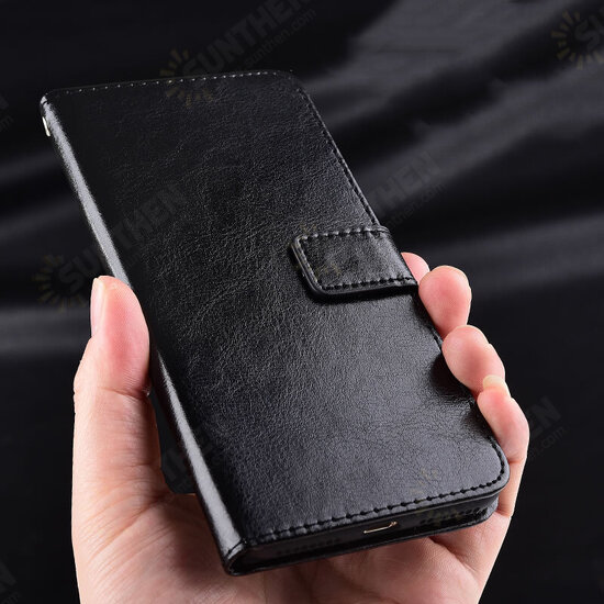 Magnetic Flip with Multiple Card Slot Foldable Stand PU Leather Shockproof Full Cover Protective Case for Xiaomi Redmi Note 9 / Redmi 10X 4G Non-original