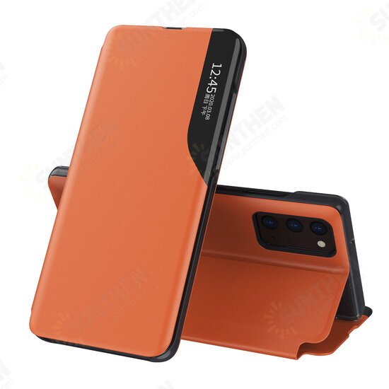 Magnetic Flip with Stand Shockproof PU Leather Full Cover Protective Cover for Samsung Galaxy Note 20 Ultra