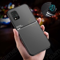 Magnetic Leather Texture Non-slip TPU Shockproof Protective Case Back Cover for Xiaomi Mi 10 Lite Non-original Magnetic Leather Texture Non-slip TPU Shockproof Protective Case Back Cover for Xiaomi Mi 10 Lite Non-original