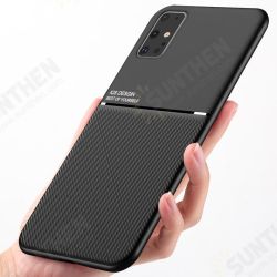 Magnetic Non-slip Leather Texture TPU Shockproof Protective Case for Samsung Galaxy S20+ / Galaxy S20 Plus Magnetic Non-slip Leather Texture TPU Shockproof Protective Case for Samsung Galaxy S20+ / Galaxy S20 Plus