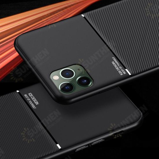 Magnetic Non-slip Leather Texture TPU Shockproof Protective Case for iPhone 11 6.1 inch Magnetic Non-slip Leather Texture TPU Shockproof Protective Case for iPhone 11 6.1 inch