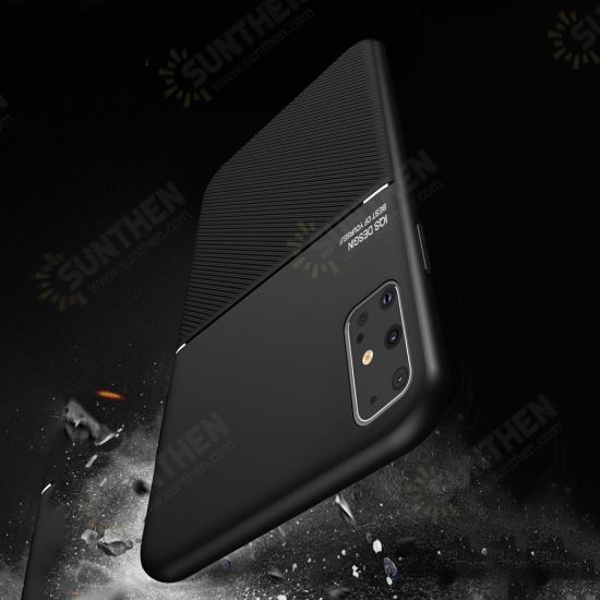 Magnetic Non-slip Leather Texture TPU Shockproof Protective Case for Samsung Galaxy S20 Magnetic Non-slip Leather Texture TPU Shockproof Protective Case for Samsung Galaxy S20